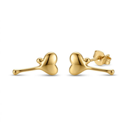 The Melt Your Heart Gold Earrings