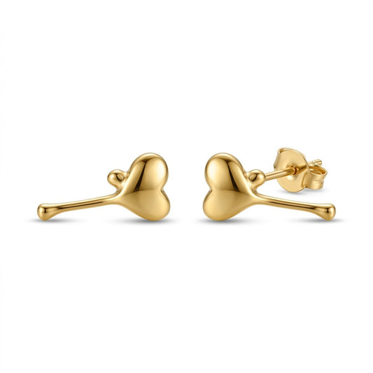 The Melt Your Heart Gold Earrings