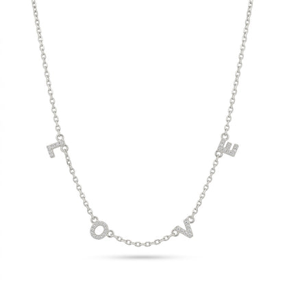The Love Spaced Necklace Bling