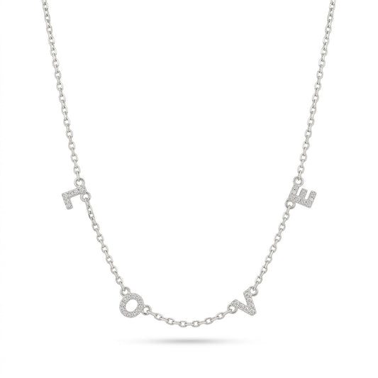 The Love Spaced Necklace Bling