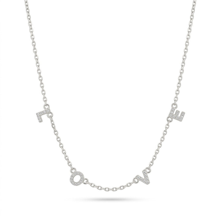The Love Spaced Necklace Bling
