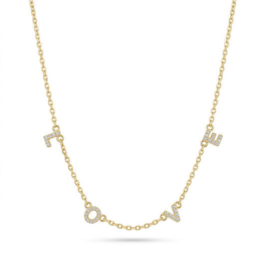 The Love Spaced Necklace Bling
