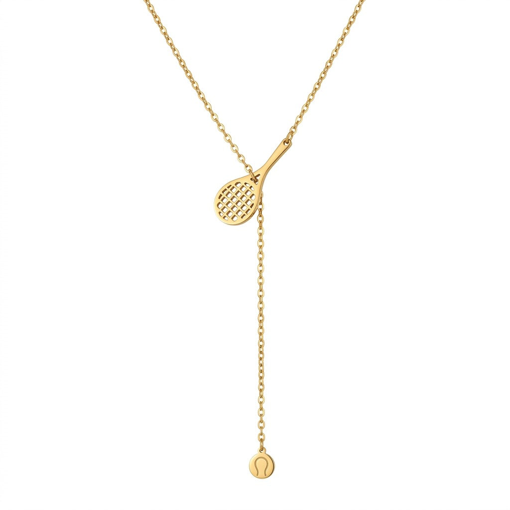 The Love Wins Tennis Lariat Necklace