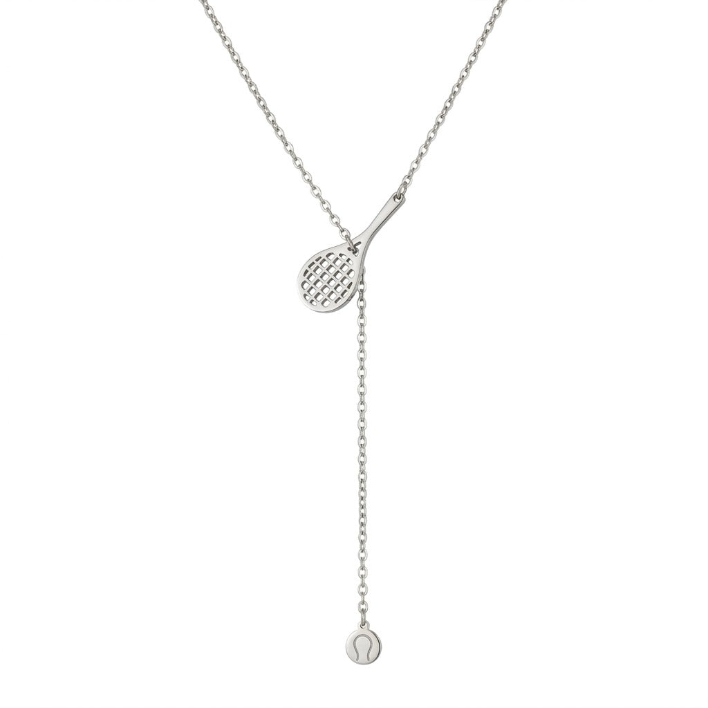 The Love Wins Tennis Lariat Necklace