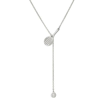 The Love Wins Tennis Lariat Necklace
