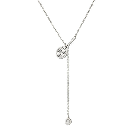 The Love Wins Tennis Lariat Necklace