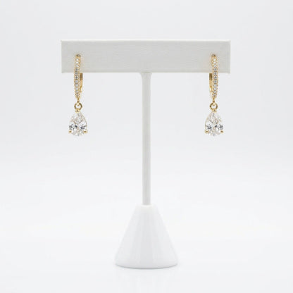 The Mini Studded Gold Hoops