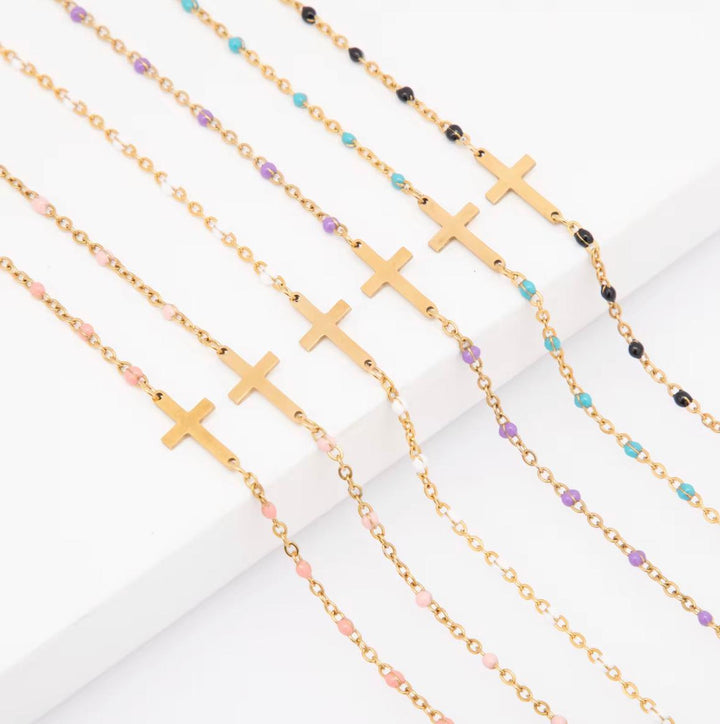 The Faith Bracelet with Colorful Beads