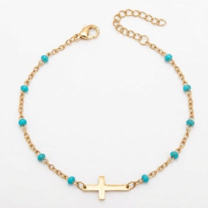 The Faith Bracelet with Colorful Beads
