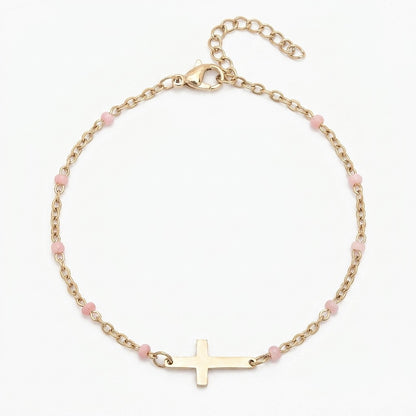 The Faith Bracelet with Colorful Beads
