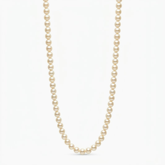 Small Pearly Necklace with Fish Charm