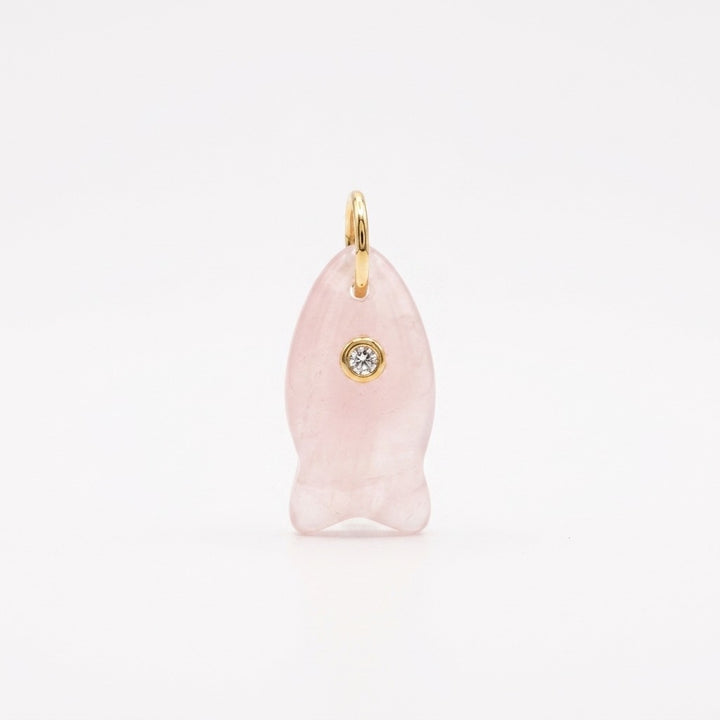 Ball Chain Necklace with Fish Charm