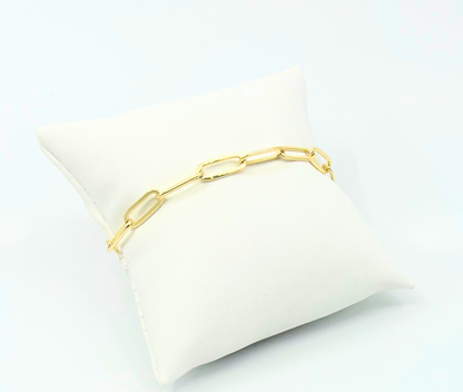 The Paperclip Gold Bracelet