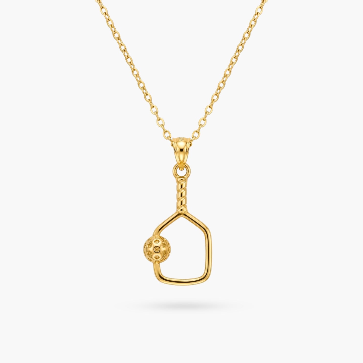 The PickleBall Gold Necklace
