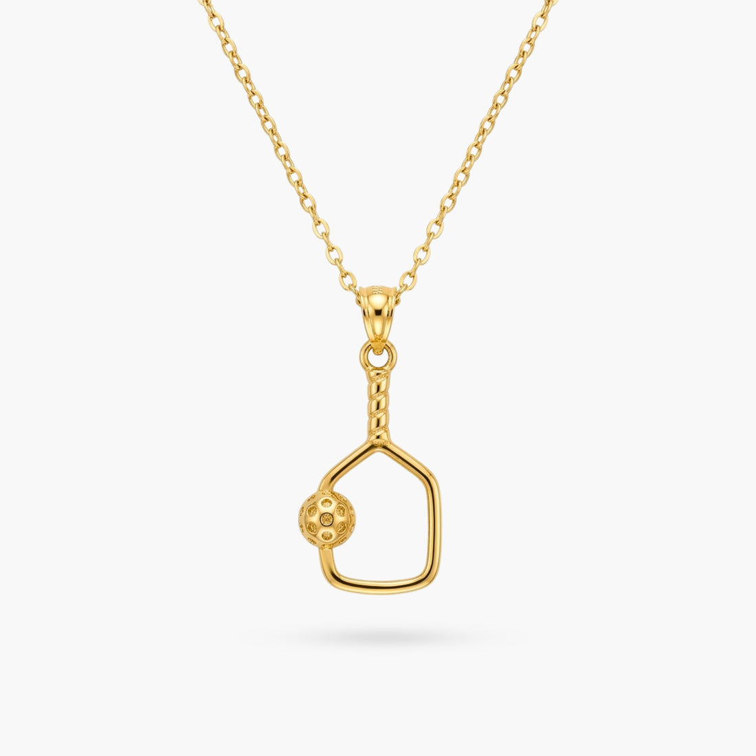The PickleBall Gold Necklace