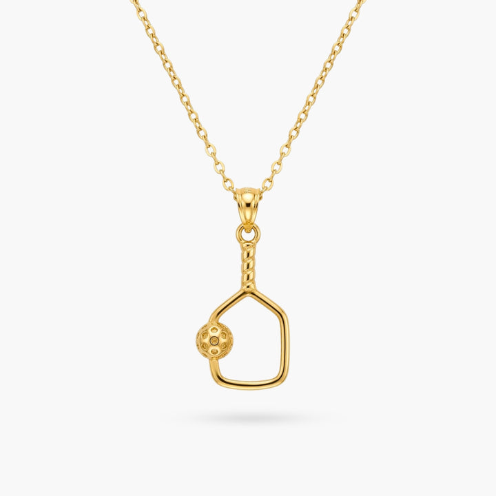The PickleBall Gold Necklace