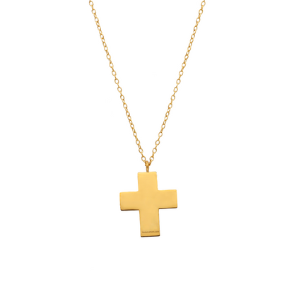The Polished Walk in Faith Cross Necklace