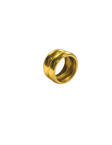 The Round Shape Gold Ring