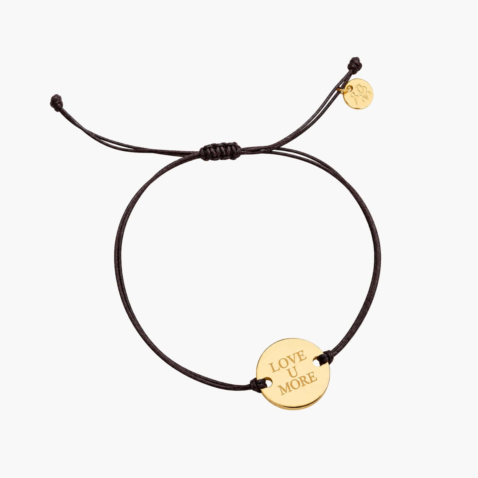 Savannah Cord Bracelet with Love You More Coin