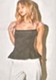 Cami Peplum Top