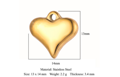 Build Your Own Charm - Heart Charms