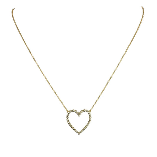 The Sparkling Silhouette Heart Necklace