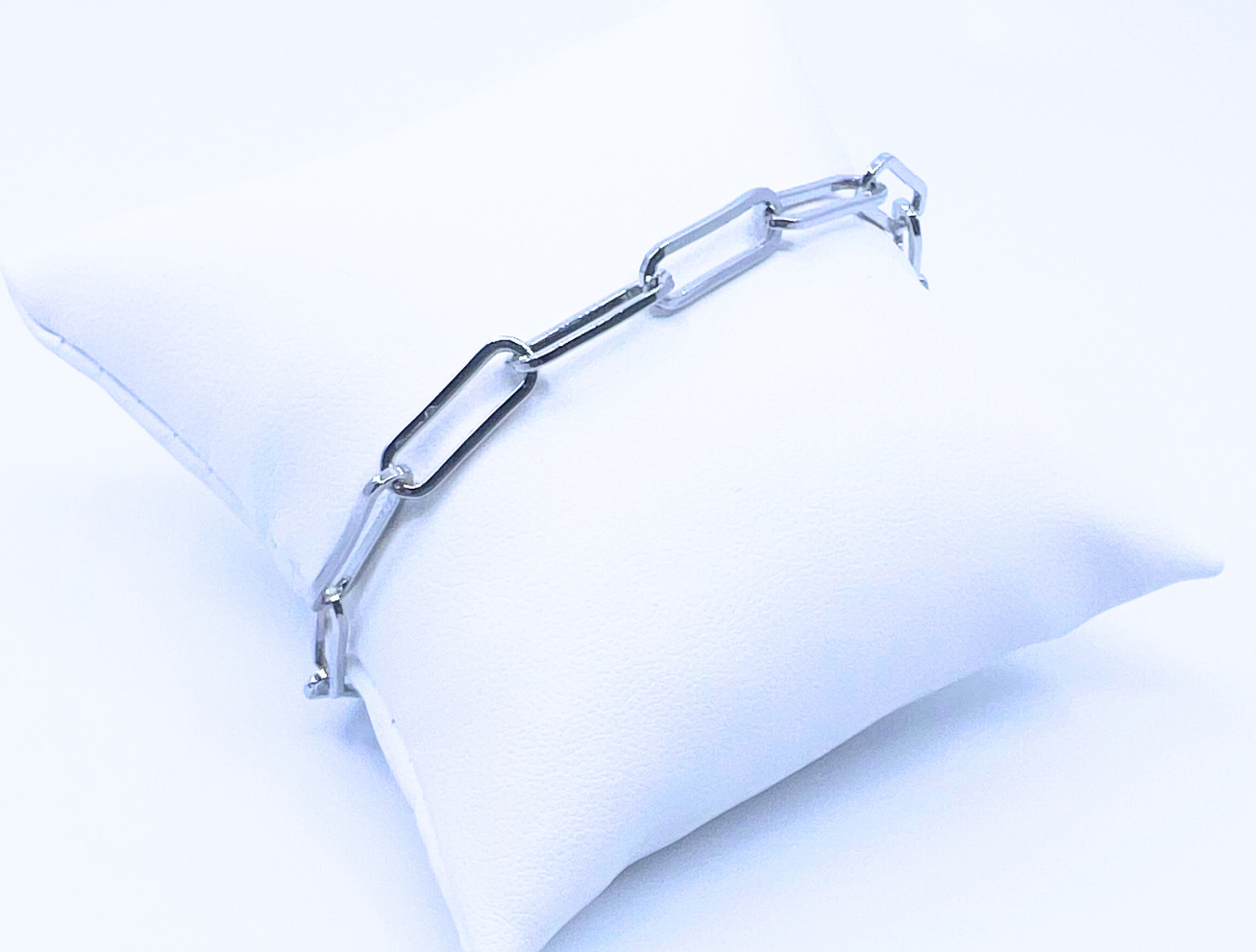 The Paperclip Silver Bracelet
