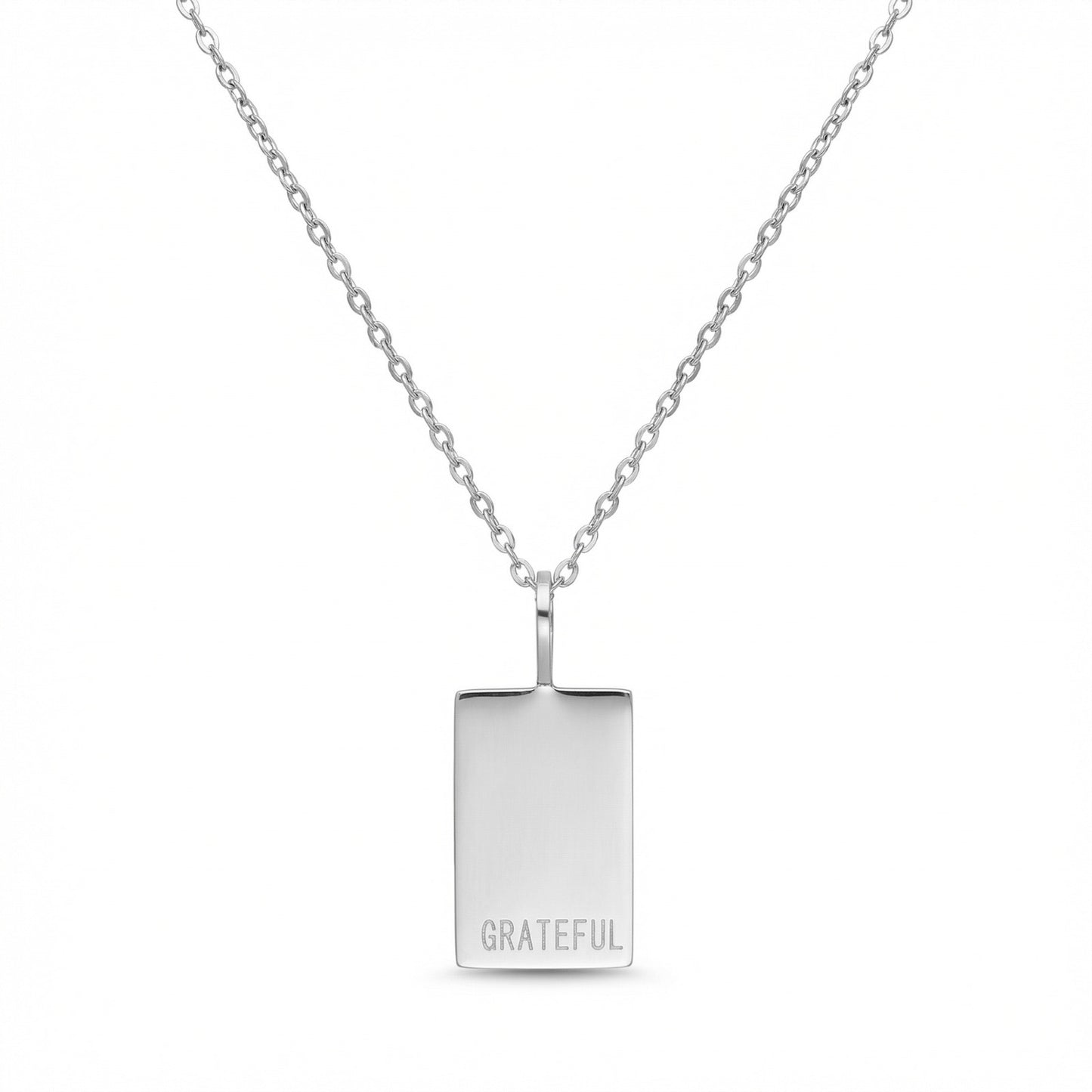 Grateful Tag Necklace