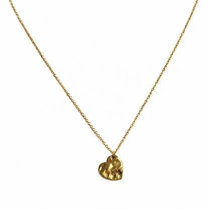 The Hammered Heart Necklace