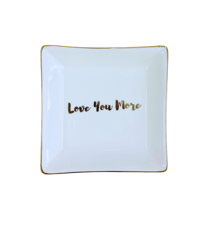 Love You More Jewelry Dish