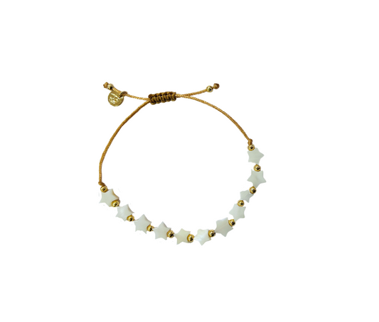 Star Mother of Pearl Bracelet