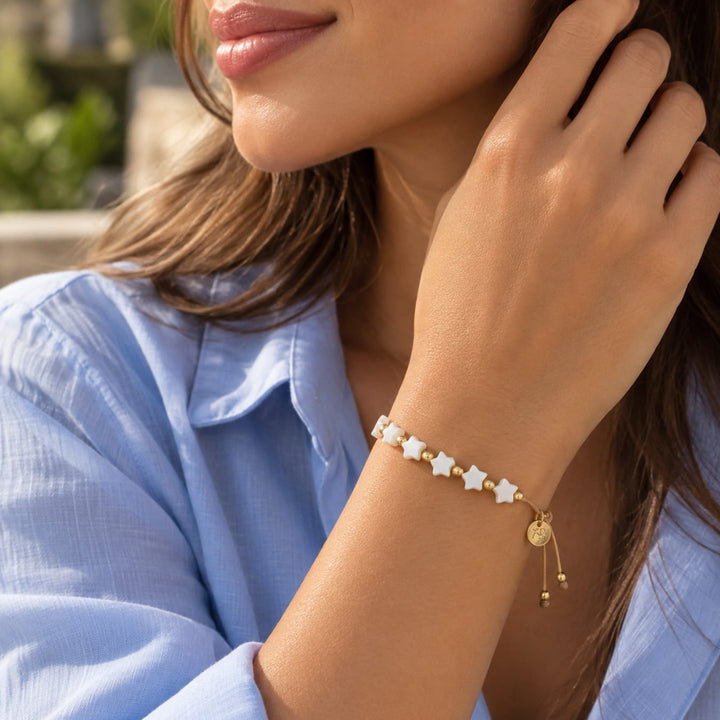 Star Mother of Pearl Bracelet