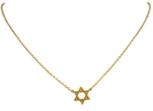 The Star of David Gold Necklace