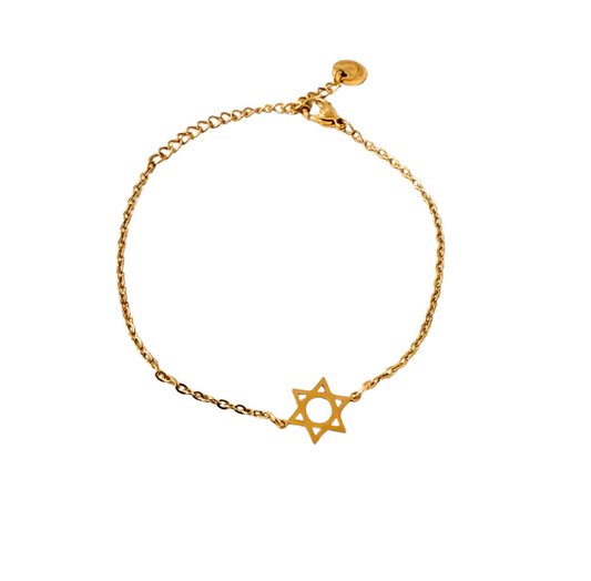 The Star of David Anklet