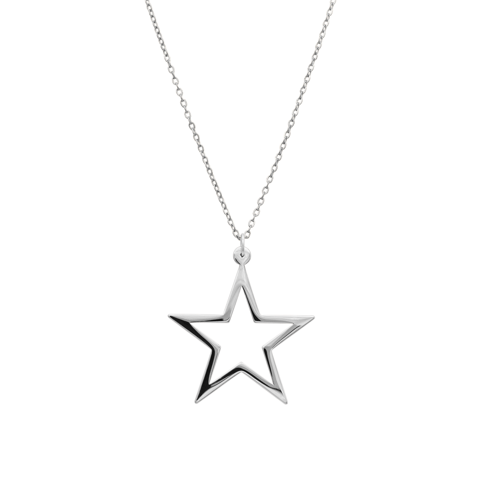The Lucky Star Silver Necklace