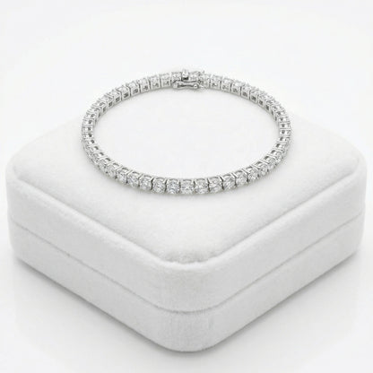 The Silver Bling Tennis Bracelet