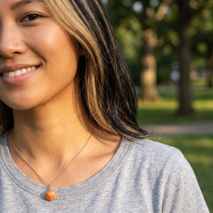 The BasketBall Gold Necklace