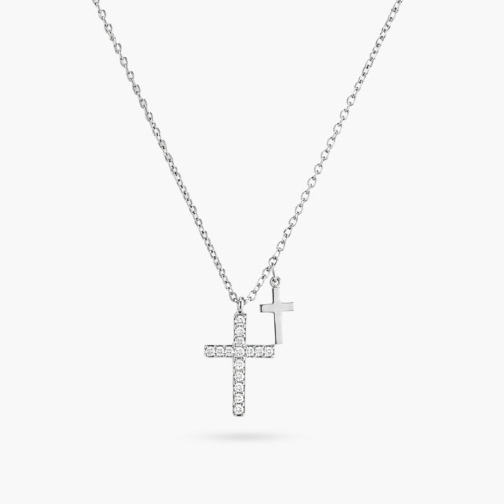 The Double Cross Necklace
