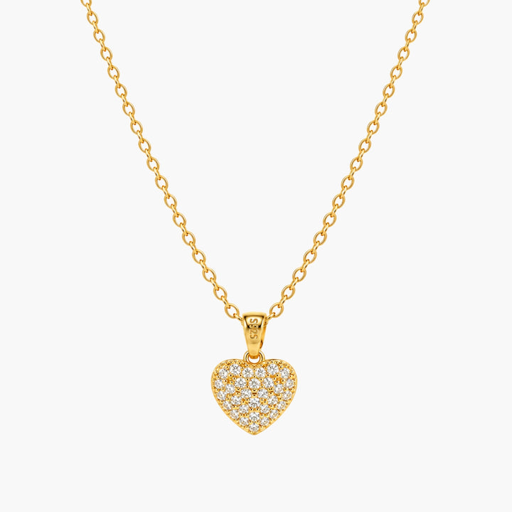 The Heart of Glitter Gold Necklace