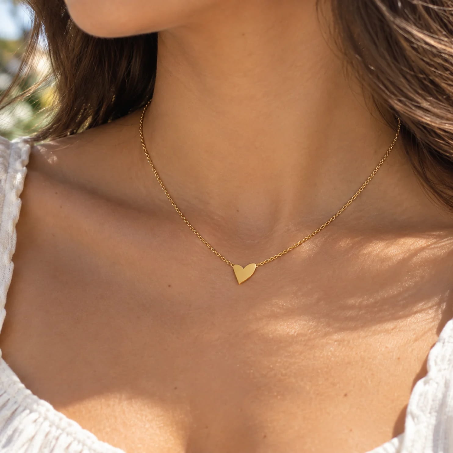 The Itty Bitty Heart Gold Necklace