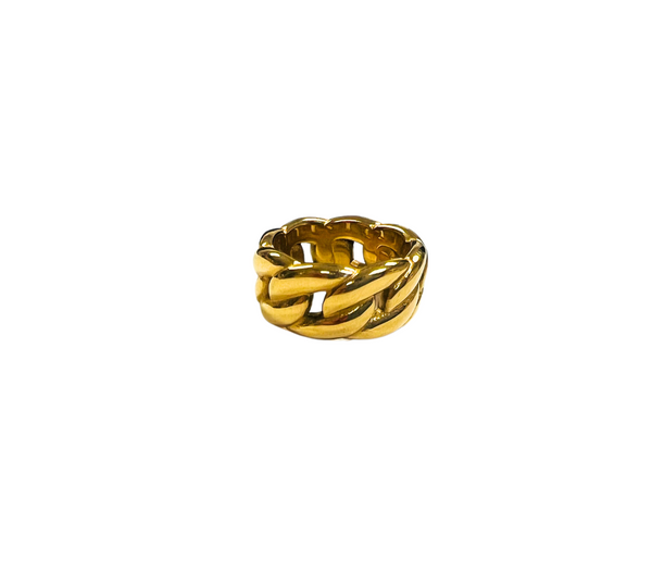 The Knot Round Gold Ring