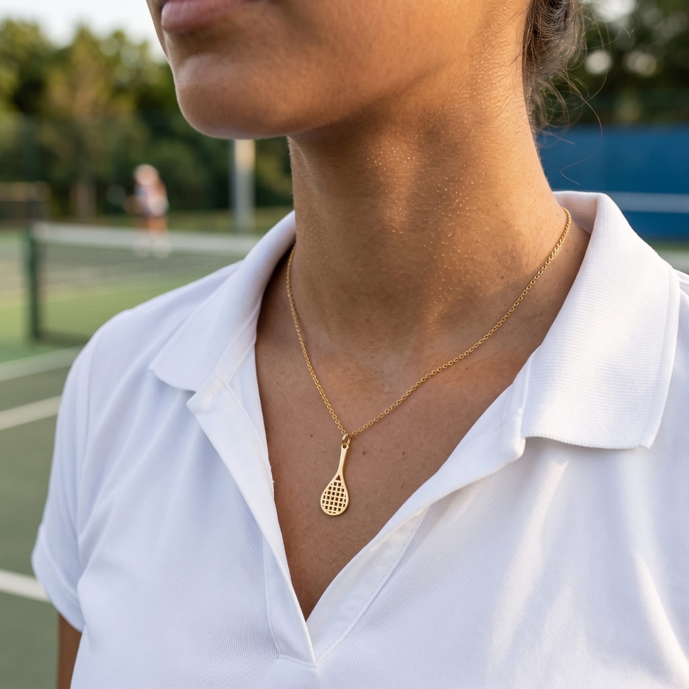 The Love Wins Tennis Gold Necklace