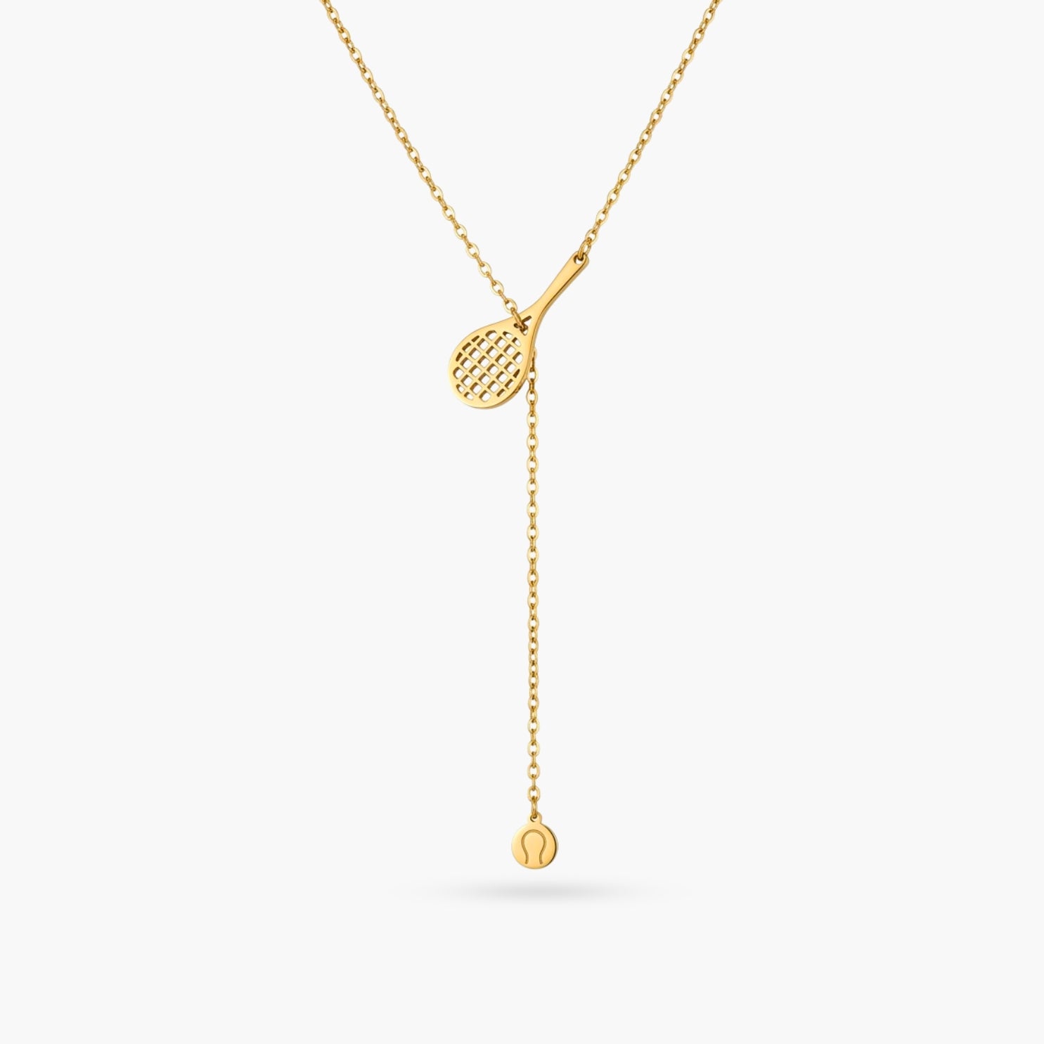 The Love Wins Tennis Lariat Necklace