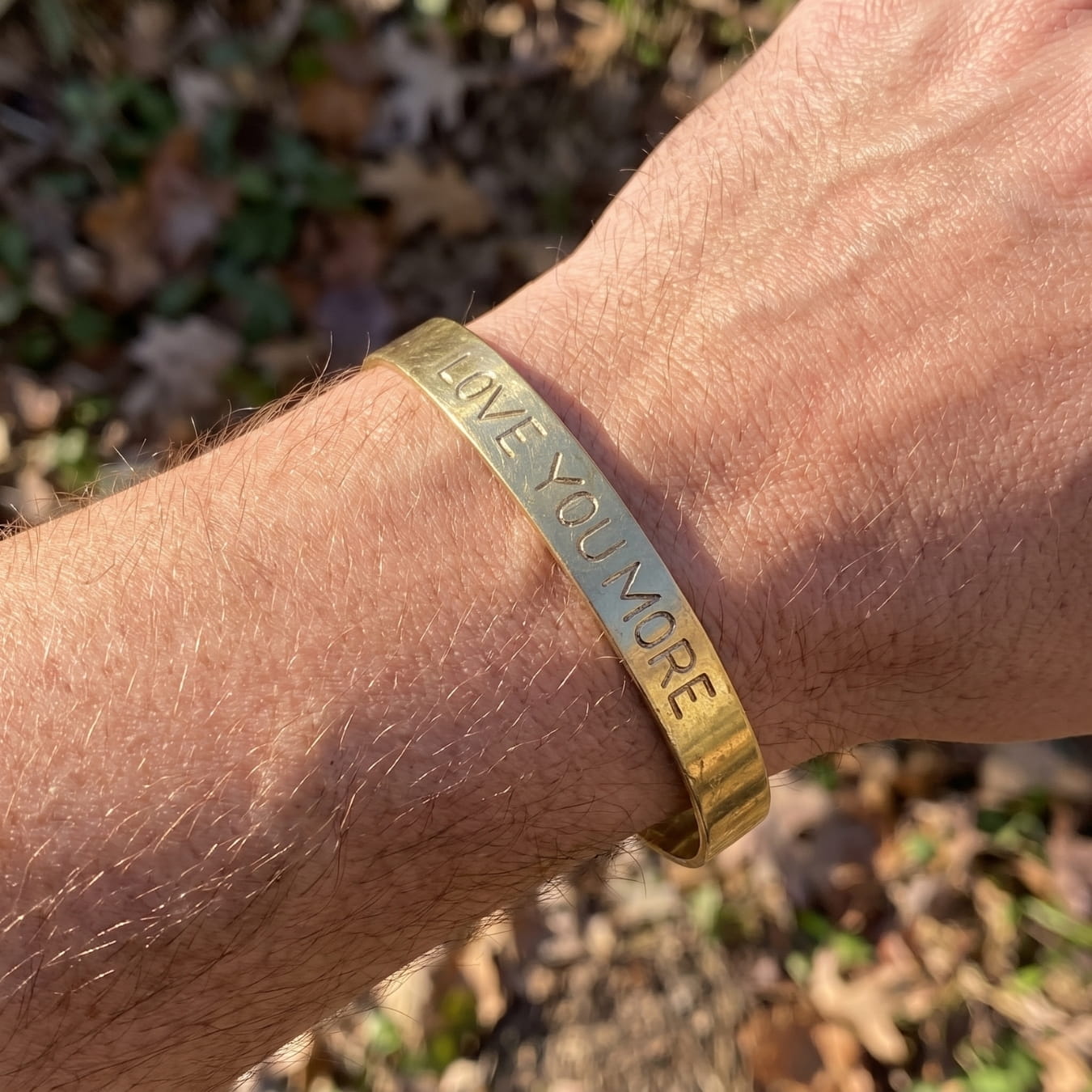 The Love You More Cuff in Solid Gold or Silver