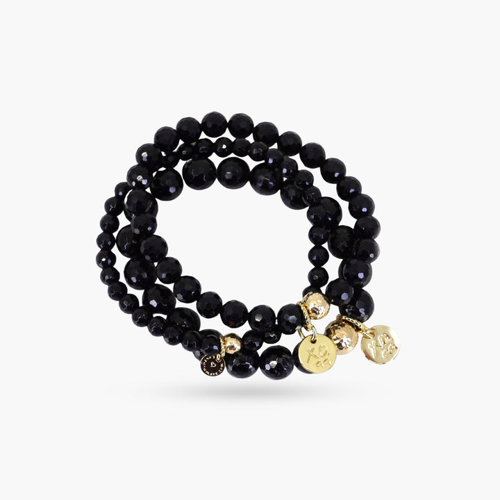 The Luna Bracelet in Black Tourmaline