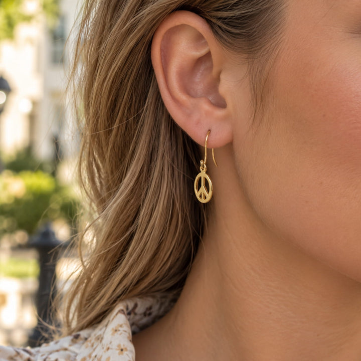 The Peace Sign Earrings