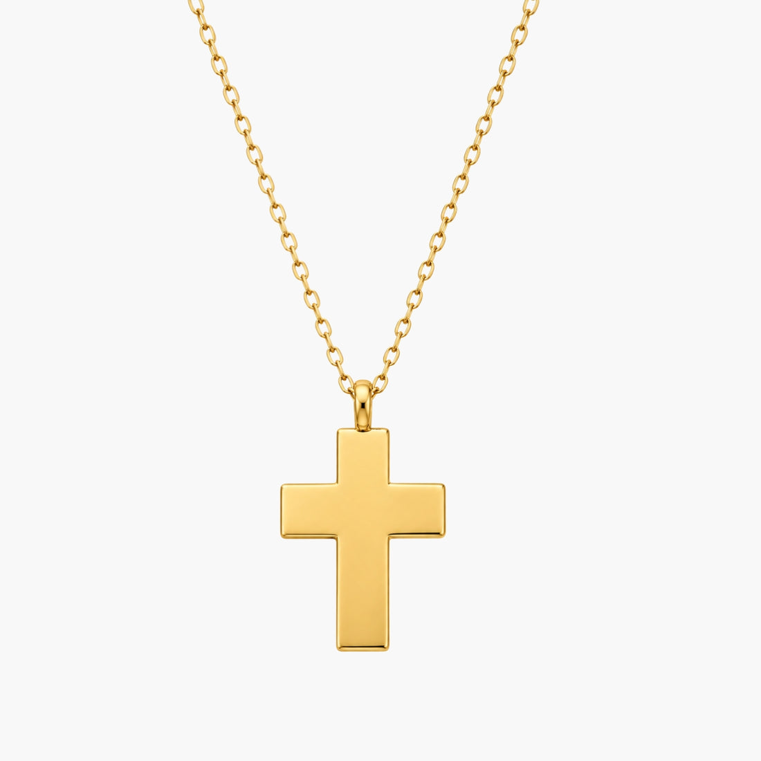 The Polished Walk in Faith Cross Necklace