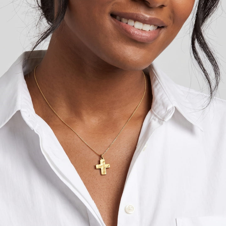 The Rustic Walk in Faith Cross Necklace