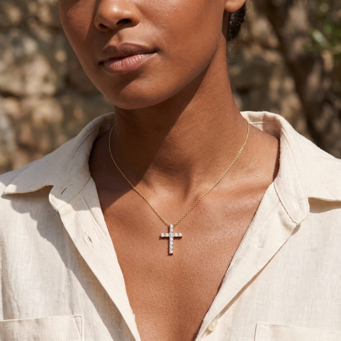 The Sparkling Cross Necklace