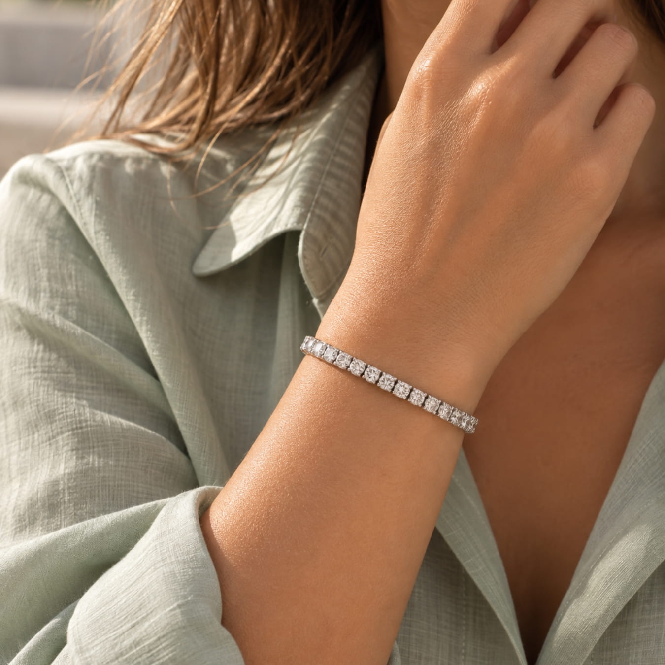 The Tennis Bling Bracelet